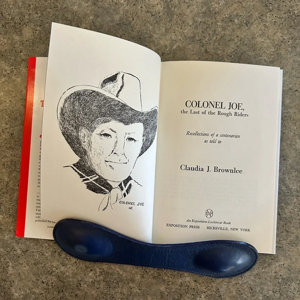 📕 Out of Print and Vintage Colonel Joe: Last of Rough Riders [Brownlee] Decor